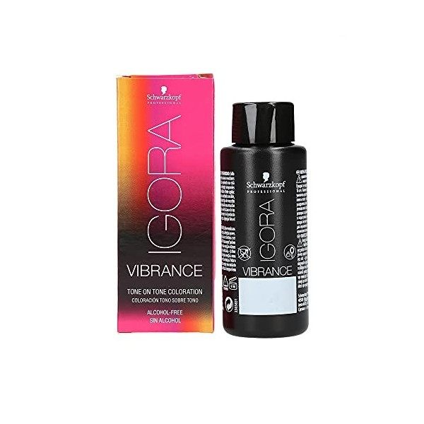 Schwarzkopf Professional Igora Vibrance Tone On Tone Coloration capillaire N°3-65 Brun Foncé Chocolat Doré 60 ml