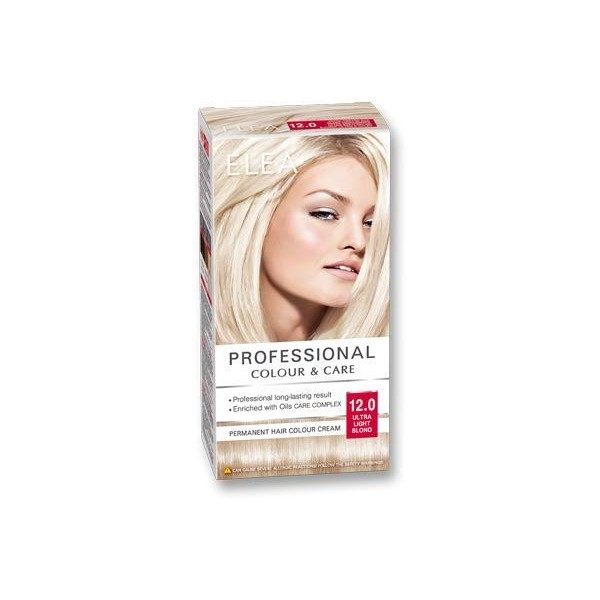 Coloration permanente des cheveux Elea Professional Artisto - № 12.0 blond ultra clair 120ml | résultat professionnel | Couve