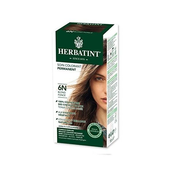 Herbatint Soin Colorant Permanent 150 ml - 6N Blond Foncé