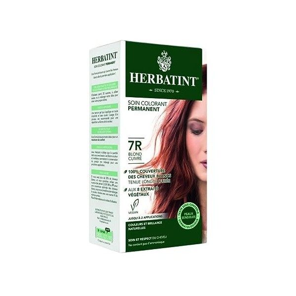 Herbatint Soin Colorant Permanent 150 ml - 7R Blond Cuivré
