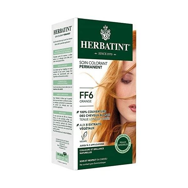 Herbatint Soin Colorant Permanent 150 ml - FF6 Orange