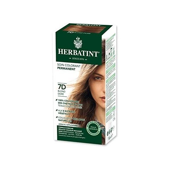 Herbatint Soin Colorant Permanent 150 ml - 7D Blond Doré