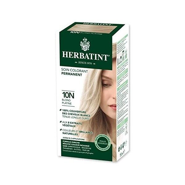 Herbatint Soin Colorant Permanent 150 ml - 10N Blond Platine