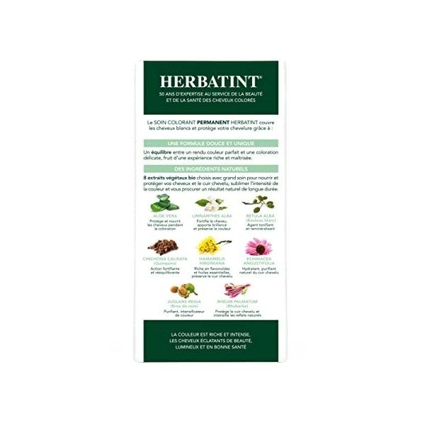 Herbatint Soin Colorant Permanent 150 ml - 1N Noir