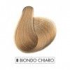 Vera Color - 8 Blond Clair - Coloration Cheveux Sans Ammoniaque - Crème Colorante à la Kératine Végétale, Aloe Vera et Baies 