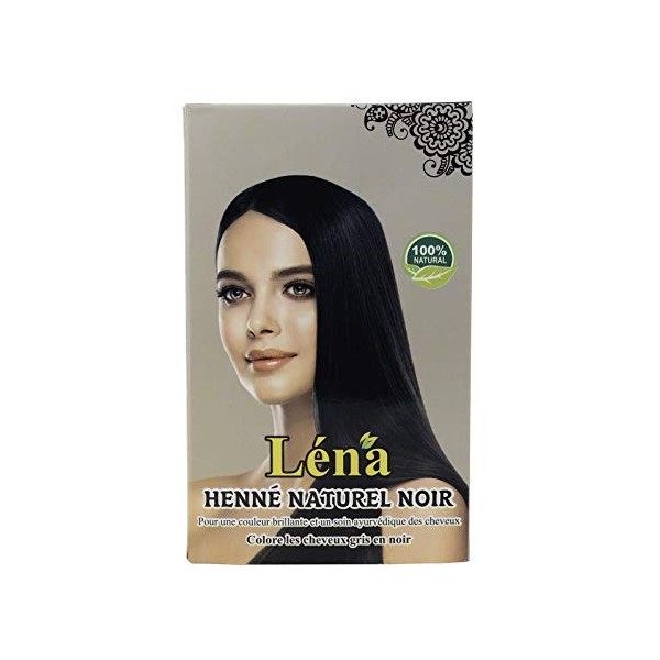 Hennax - Henné naturel noir x 2 + Henné naturel brun foncé x 2 - Pack 4 x 100 g
