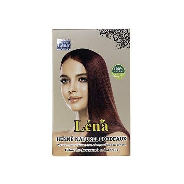 Hennax - Henné naturel blond x 2 + Henné naturel bordeaux x 2 - Pack 4 x 100 g