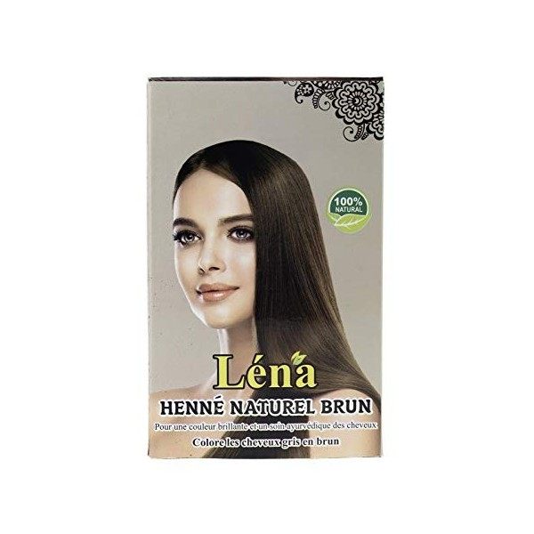 Hennax - Henné naturel brun x 2 + Henné naturel brun foncé x 2 - Pack 4 X 100 g