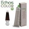 NEW Echos Color - 6.72 Blond Foncé Brun Chaud - Crème Colorante sans PPD et Résorcine - 100 ml