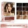 LOréal Paris - Kit de Coloration Permanente Cheveux - Sans Ammoniaque - Couvre 100% des Cheveux Blancs - Excellence Crème Un