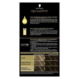 Schwarzkopf – Oleo Suprême – Coloration Permanente à l’Huile – Couleur et Eclat Longue Durée – sans Ammoniaque – Couvre 100% 