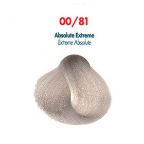 Coloration Professionnelle Pour Cheveux Absolute Extreme sans Ammoniaque 00/81 Permanente 100ml Made in Italy