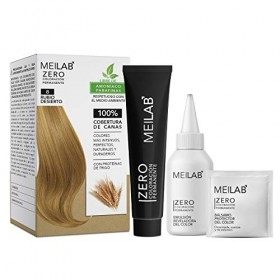 MEILAB - Coloration cheveux sans ammoniaque - Lot de 3 unitès - Blond clair 8