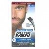 Just For Men - Coloration permanente pour barbes et moustaches, sans ammoniaque, avec brosse, châtain moyen M-35 2X, 14 ml