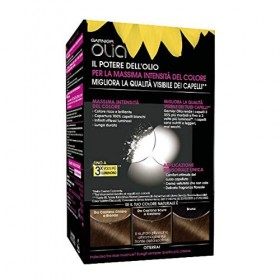teinture pour les cheveux coloration permanent sans ammoniaque olia brun sombre dor 4,3