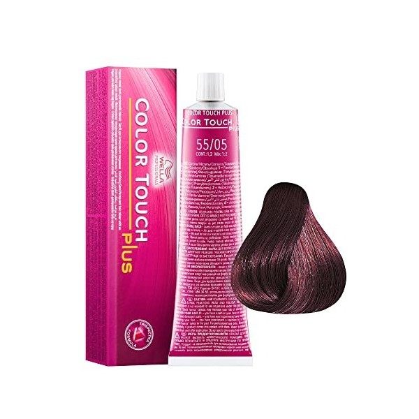 55/06 Châtain clair intense naturel violet Wella Color touch Plus Sans ammoniaque 60ml