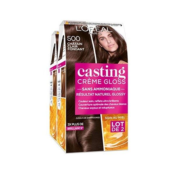 LOREAL Casting 200 Crème Noir Ébène Sans Ammoniaque - Estrosa Colorant Cheveux