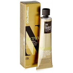 Goldwell Nectaya Coloration pour cheveux sans ammoniaque 8BA Beige fumé 60 ml
