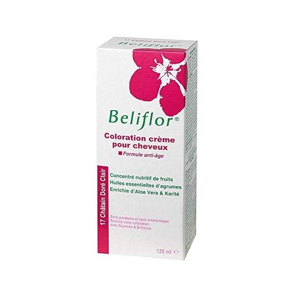 Beliflor Coloration Crème Châtain Doré Clair N°17 135 ml