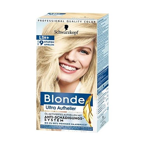 Blonde Ultra éclaircissant L1++, 143 ml.