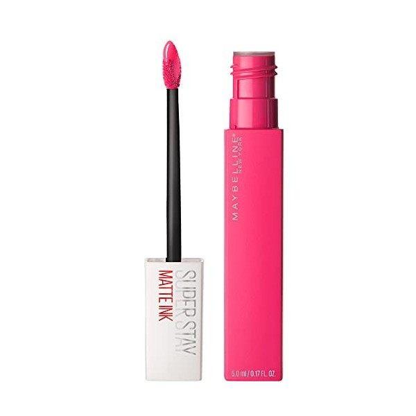 Maybelline New York Super Stay Matte Ink Lipstick, Romantic, 5ml