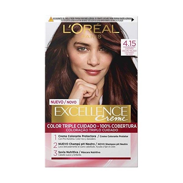 LOréal Expert Professionnel Excellence Crème Tinte 6,1 Rubio Oscuro Ceniza Teinte