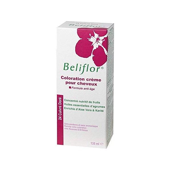 Beliflor Coloration Crème Cuivre Doré N°24 135 ml