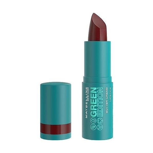 Maybelline New York - Rouge à Lèvres Satiné & Pigmenté - Enrichi en Beurre de Cacao - 86% dIngrédients dOrigine Naturelle -