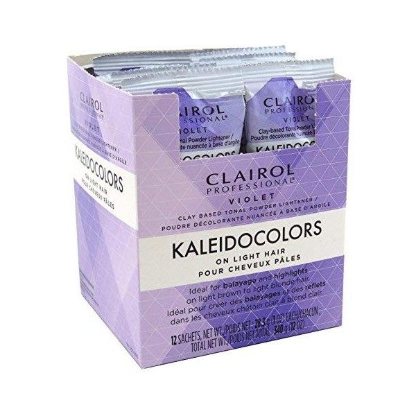 Clairol Kaleidocolor Powder Violet 1oz Packette 12 Pieces by Clairol