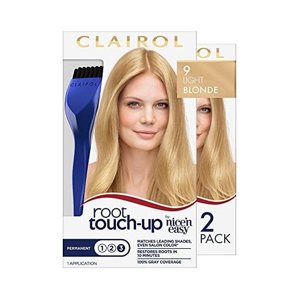 Clairol Nice n Easy Root Touch-Up 9 Matches Light Blonde Shades 1 Kit by Clairol