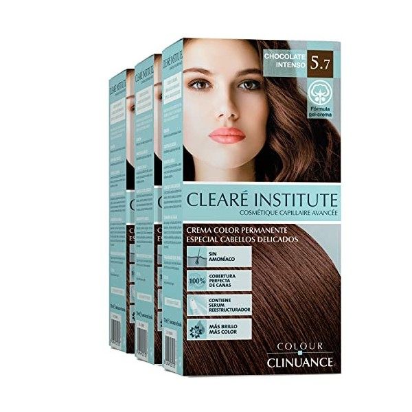 Colour Clinuance | Pack de Trois teintures capillaires pour cheveux délicats | Coloration Permanente Sans Ammoniaque | Couleu