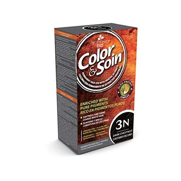 Color & Soin - Coloration Permanente Color & Soin - 3n Chatain Fonce