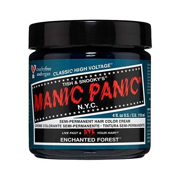 Manic Panic Vampire Red Classic Creme, Vegan, Cruelty Free, Semi Permanent Hair Dye 118ml