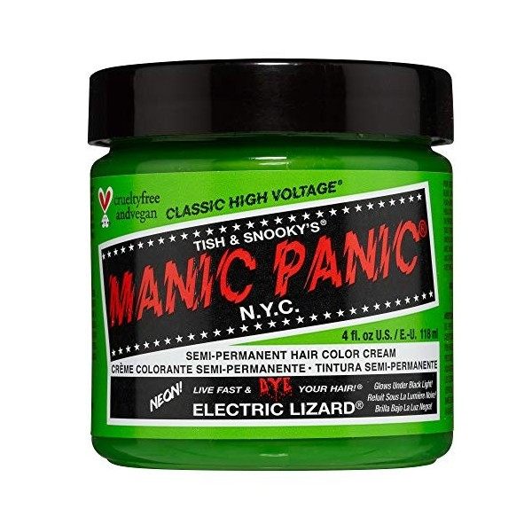 Manic Panic Vampire Red Classic Creme, Vegan, Cruelty Free, Semi Permanent Hair Dye 118ml