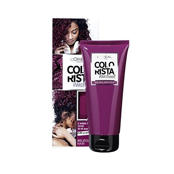 Colorista Washout 2 Semaines Couleur Temporaire pour Cheveux Bordeaux
