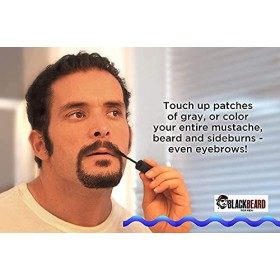 Blackbeard for Men Teinture de barbe temporaire Noir 12&nbsp;ml