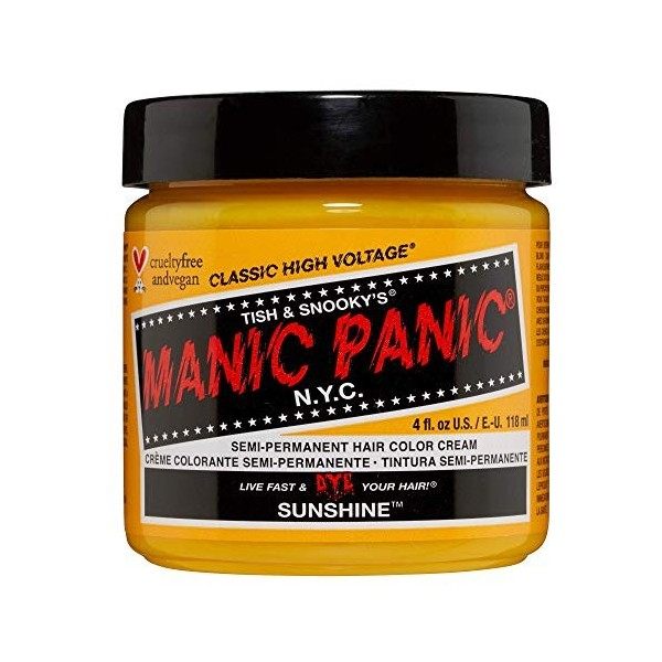 Manic Panic Mystic Heather Classic Creme, Vegan, Cruelty Free, Purple Semi Permanent Hair Dye 118ml