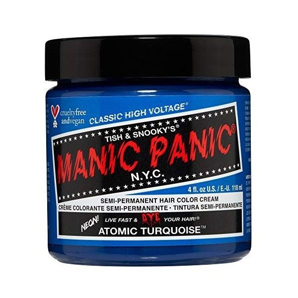 Manic Panic Mystic Heather Classic Creme, Vegan, Cruelty Free, Purple Semi Permanent Hair Dye 118ml