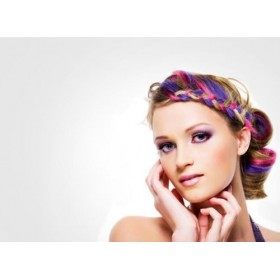 HAIRCHALKIN® 36 non-toxique temporaire des cheveux Pastel Chalk Kit de beauté