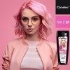 Cameleo - Toner rose pour cheveux - Anti-jaunissement - à l’eau de rose - Teinture semi-permanente pour cheveux blonds et gri