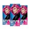 Schwarzkopf LIVE Ultra Brights Teinture semi-permanente Violet Pour cheveux jusquà 15 lavages Violet Punk 094