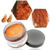 Cire Colorante Cheveux, Cheveux Cires Temporaire Couleur 120g, Formule Botanique Lavable DIY Crème Coiffante Naturelle, Convi