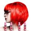 Crazy Color Renbow Lot de 4 tubes de crème colorante de soin pour les cheveux 100 ml Fire Red 