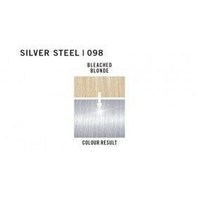 Schwarzkopf Live Coloration Ultra Brillante ou Pastel, Résultats de Couleur Intense de Couleur Semi-Permanente, 098 Acier Arg