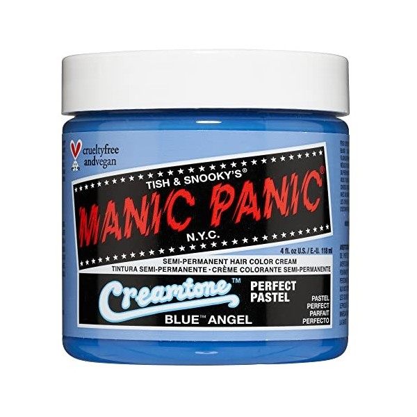 Manic Panic RockNRoll Red Classic Creme, Vegan, Cruelty Free, Semi Permanent Hair Dye 2 x 118ml