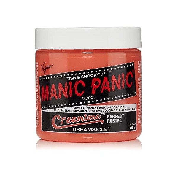 Manic Panic RockNRoll Red Classic Creme, Vegan, Cruelty Free, Semi Permanent Hair Dye 2 x 118ml