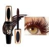 5D Silk Fiber Mascara Waterproof Long-Lasting Not Blooming Eye Lashes Mascara Thick Curling Lengthening Volume Mascara Fast D