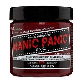 Manic Panic Vampire Red Classic Creme, Vegan, Cruelty Free, Semi Permanent Hair Dye 118ml
