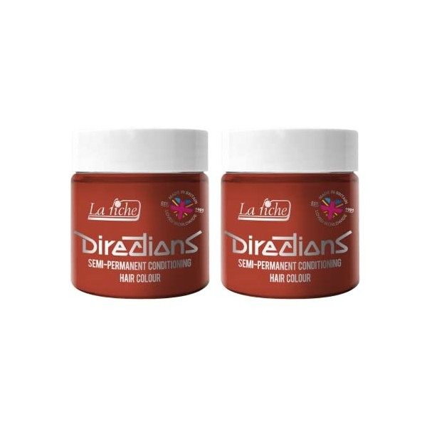 2 X La Riche Directions Coloration Semi-Permanente 100 ml Vermillion Red 