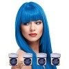 La Riché Directions Lot de 4 tubes de coloration semi-permanente pour cheveux 88 ml Poppy Red 